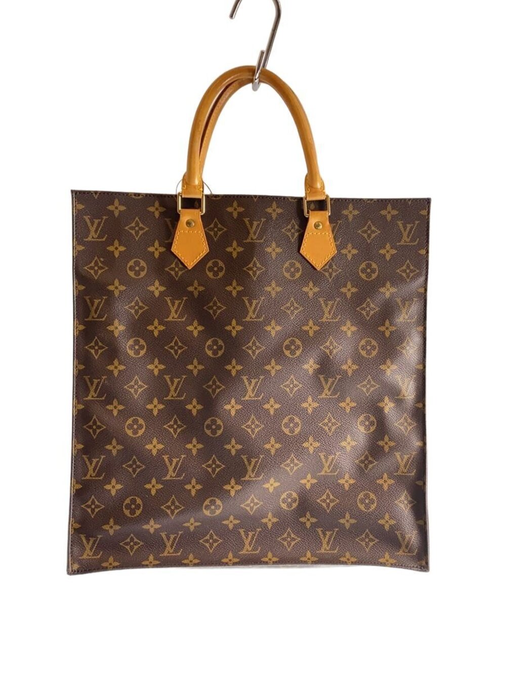 LOUIS VUITTON Sac Plat Monogram Canvas Brown